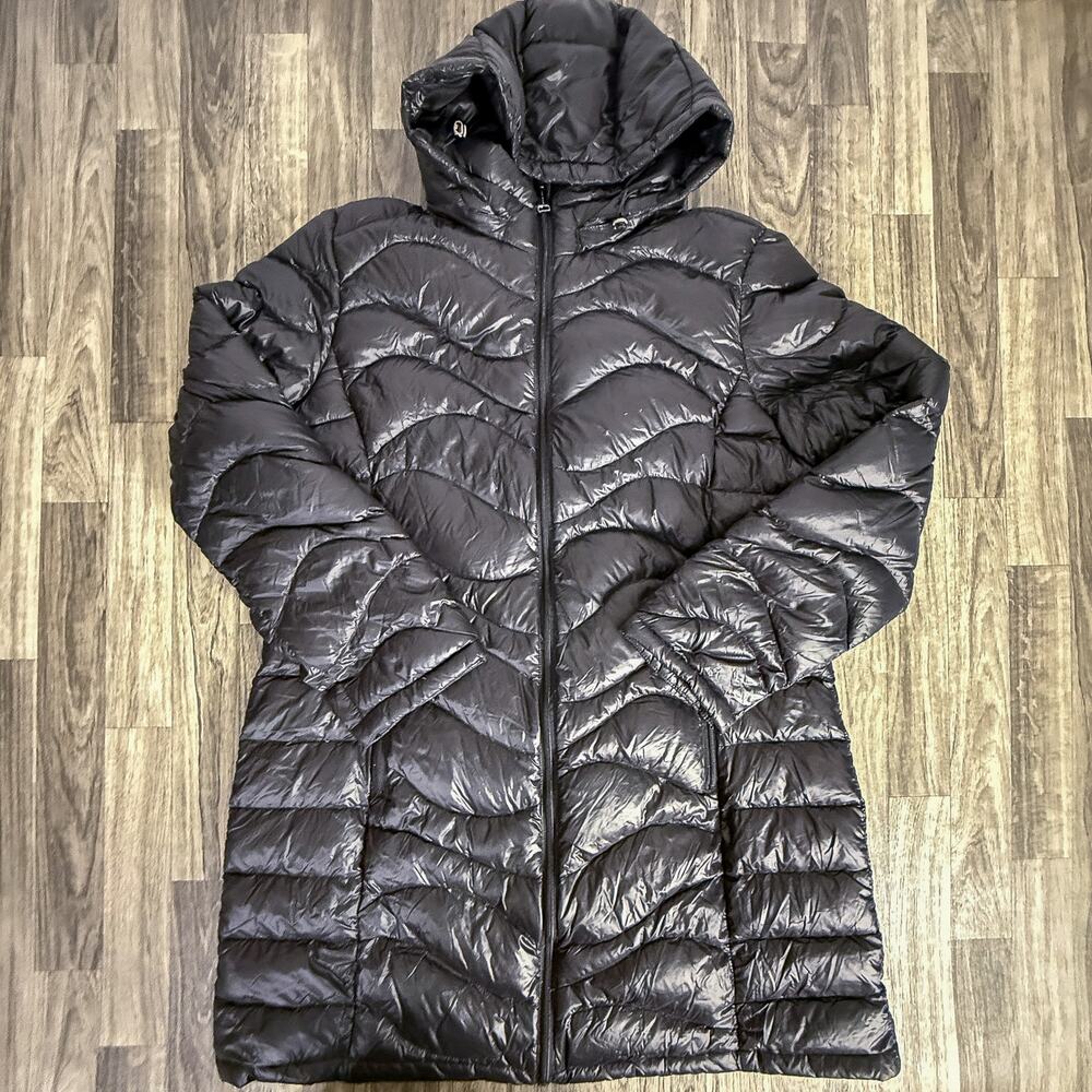 Andrew Marc XL Packable Lightweight Premium Down Hooded Coat